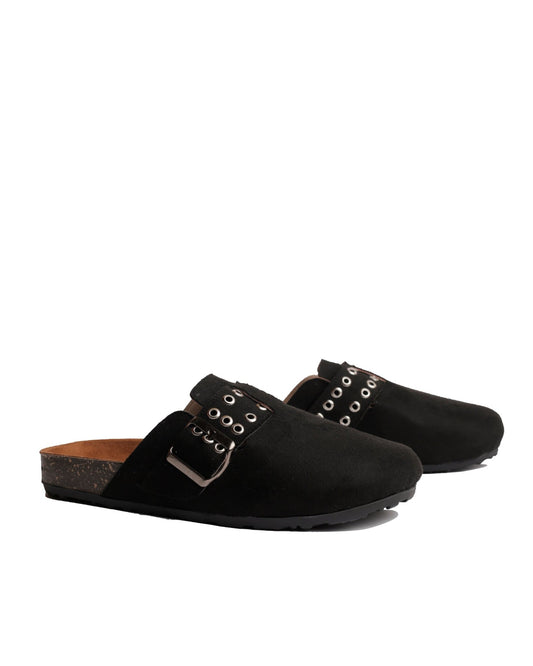 Chunky Clogs - Black - Shozana