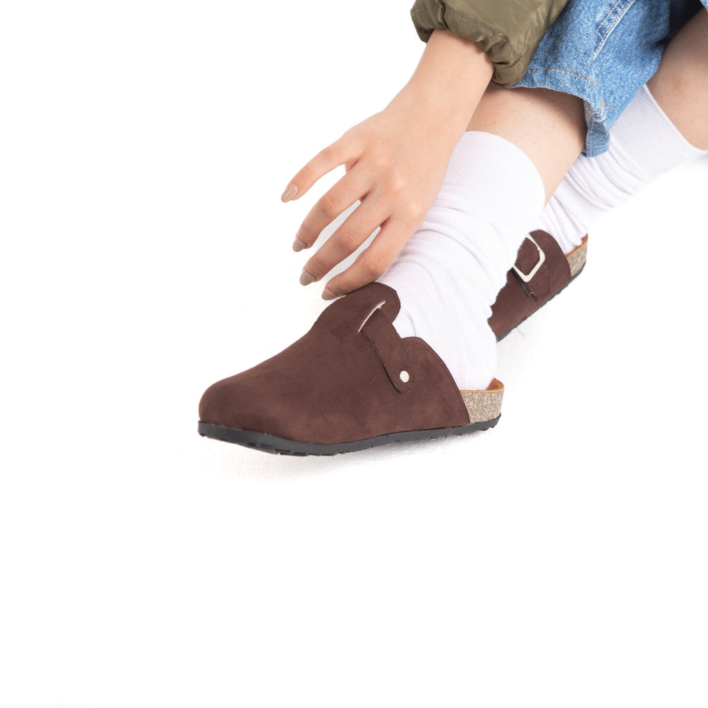 Clogs - SaddleBrown - Shozana