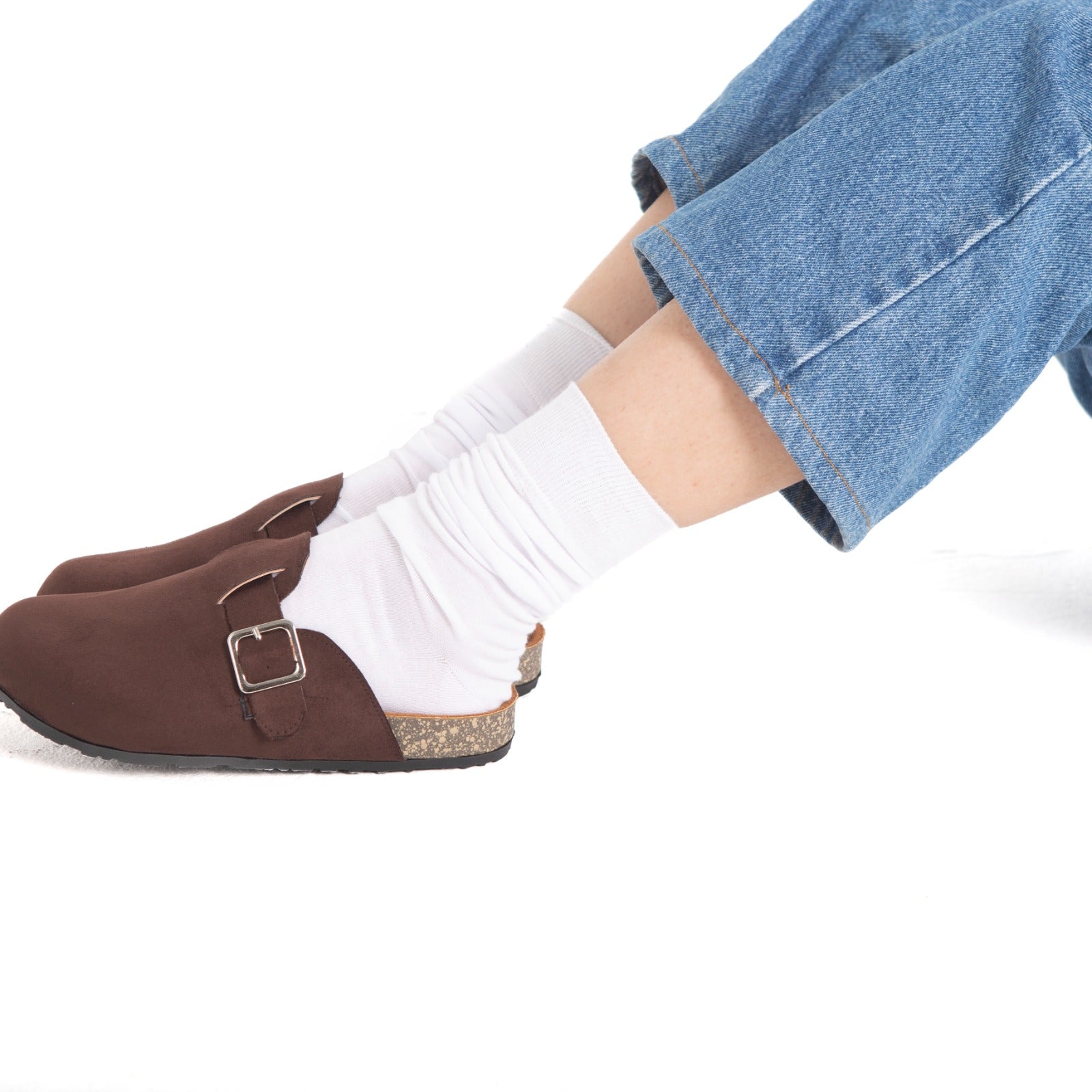 Clogs - SaddleBrown - Shozana