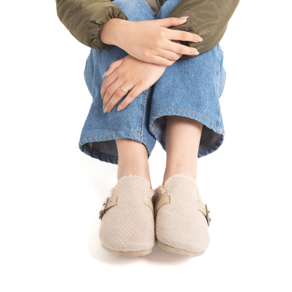 Clogs - Beige Strass - Shozana