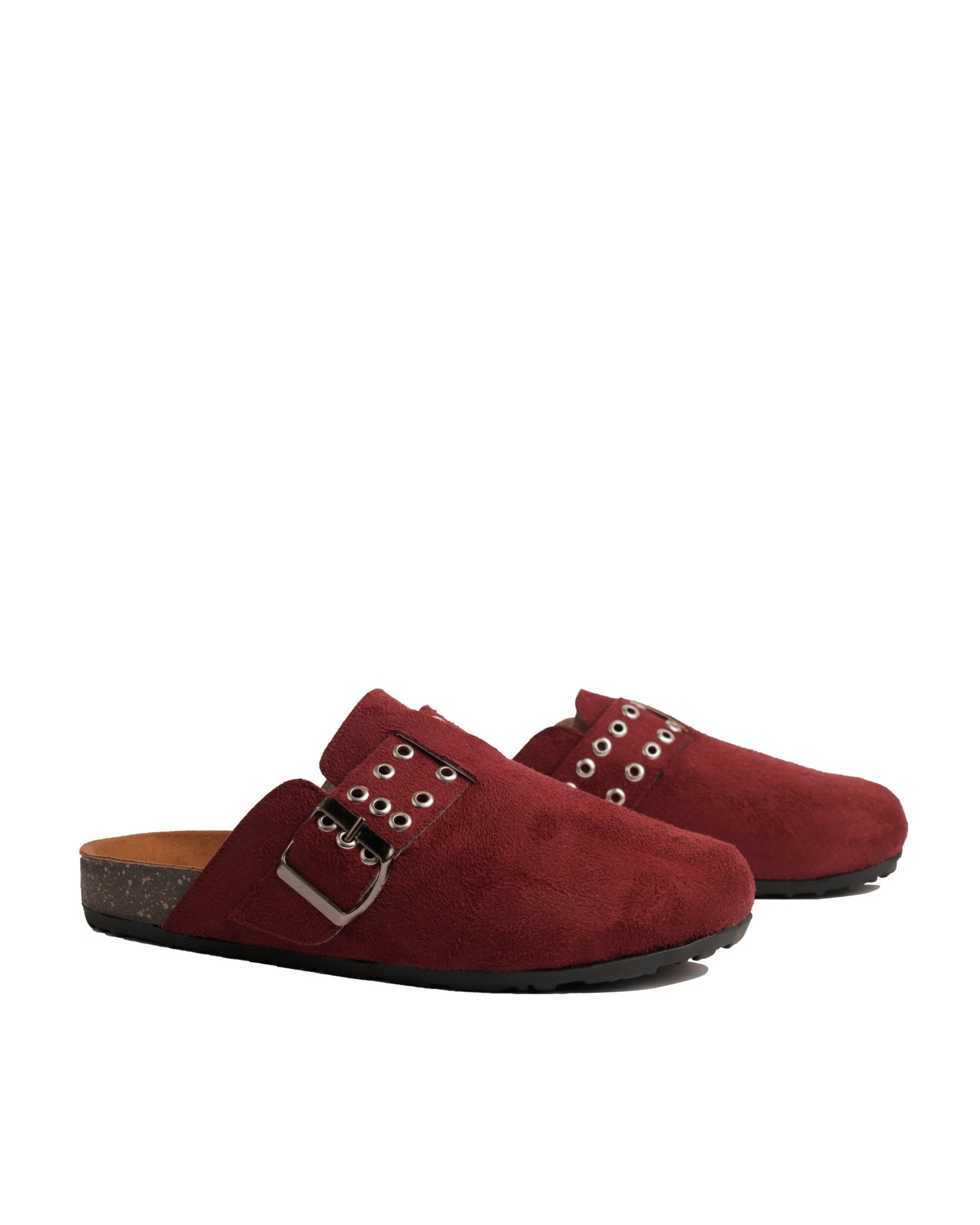 Chunky Clogs - Burgandy - Shozana