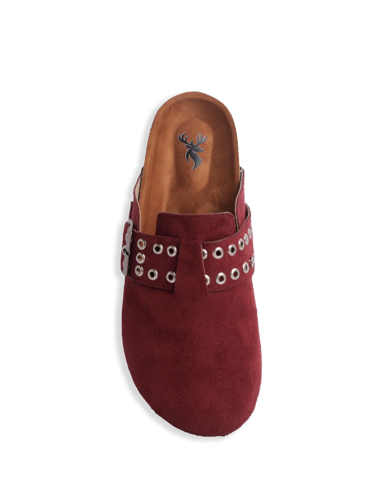 Chunky Clogs - Burgandy - Shozana