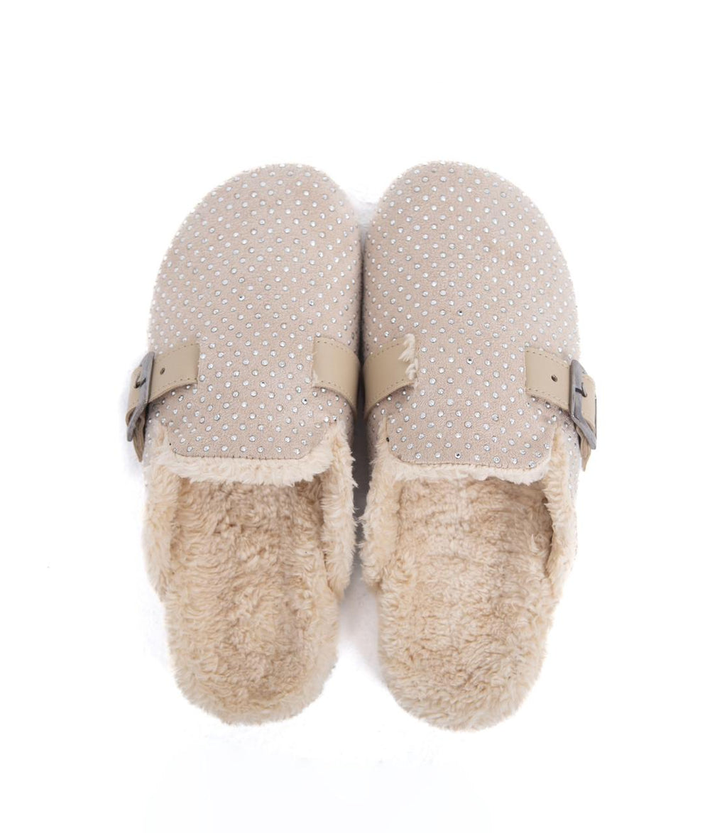 Clogs - Beige Strass - Shozana